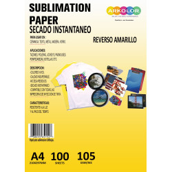 PAPEL PARA SUBLIMAR, PAPEL SUBLIMACION-PAPEL AMARILLO PARA SUBLIMACION
