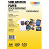 PAPEL PARA SUBLIMAR, PAPEL SUBLIMACION-PAPEL AMARILLO PARA SUBLIMACION
