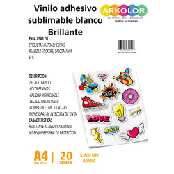 VINILO ADHESIVO SUBLIMABLE