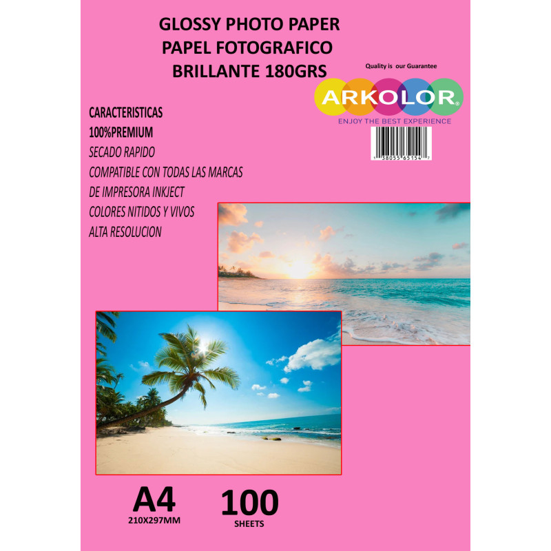 PAPEL FOTOGRAFICO, PAPEL ADHESIVO, PAPEL BRILLANTE FOTOGRAFICO 180 GRS